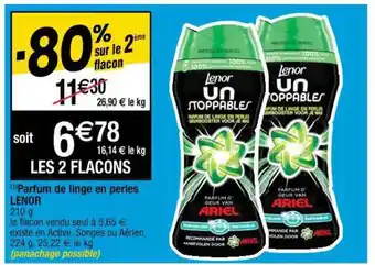 Cora x Carrefour Parfum De Linge En Perles Lenor offre