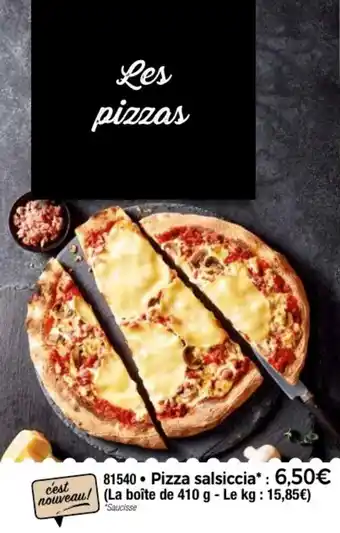 Thiriet Pizza salsiccia offre