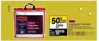 Cora x Carrefour Couette Tempérée offre