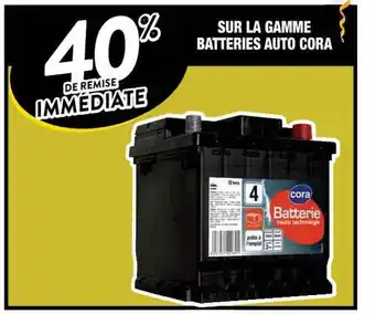 La Gamme Batteries Auto Cora