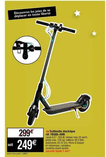 Cora x Carrefour Trottinette électrique offre