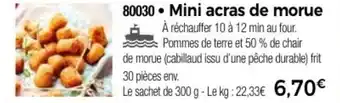 Thiriet 80030 Mini acras de morue offre