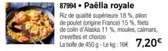 Thiriet Paella royale offre