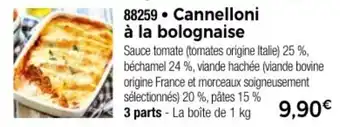 Thiriet Cannelloni à la bolognaise offre