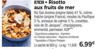 Thiriet Risotto aux fruits de mer offre