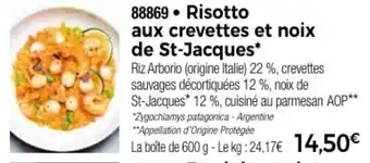 Thiriet Risotto aux crevettes et noix de St-Jacques offre