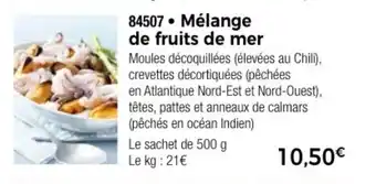 Thiriet Mélange de fruits de mer offre