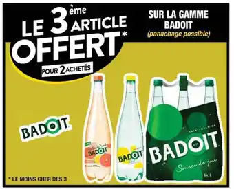 Cora x Carrefour La Gamme Badoit offre
