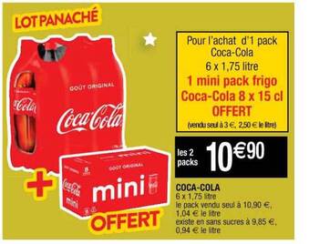 Cora x Carrefour Coca-cola offre