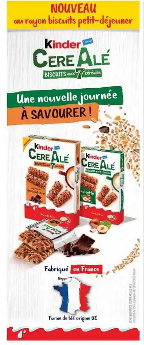 Cora x Carrefour Kinder Céréalé offre