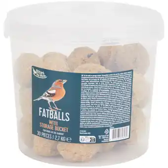 Action Bites for birds seau de boules de graisse bites for birds offre