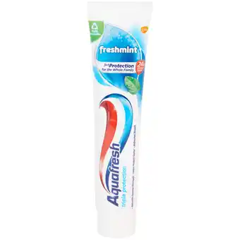 Action Aquafresh dentifrice aquafresh offre