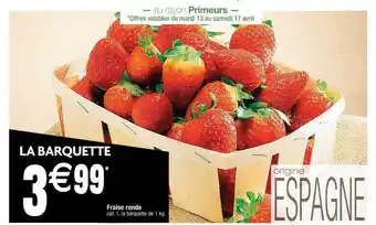 Cora x Carrefour Fraise Ronde offre