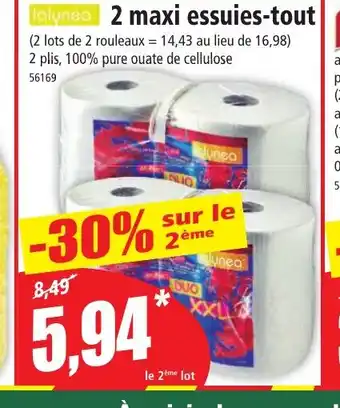 Norma 2 maxi essuies-tout offre