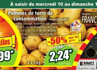Norma Pommes de terre de consommation offre