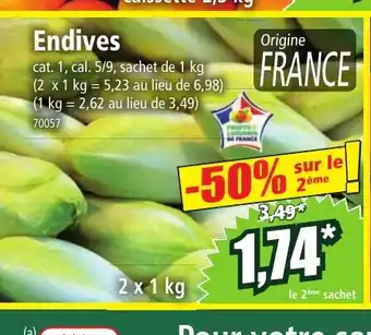Norma Endives offre