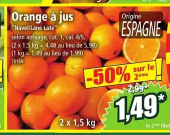 Norma Orange à jus offre