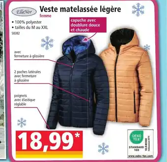 Norma Veste matelassée légère offre