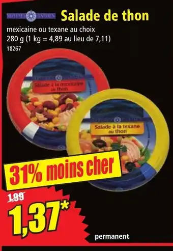 Norma Salade de thon offre