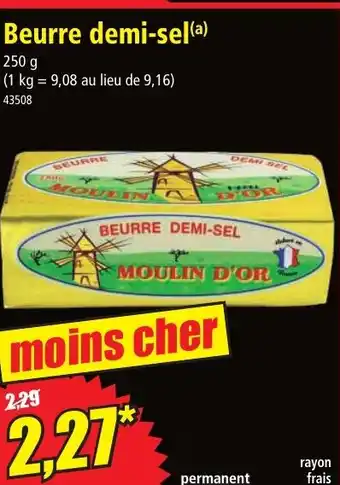 Norma Beurre demi-sel offre