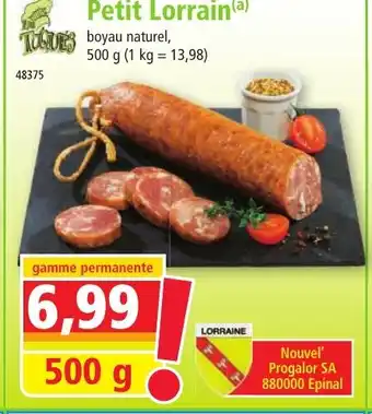 Norma Petit Lorrain offre