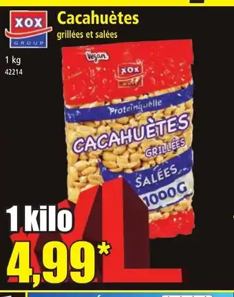 Norma Cacahuètes grillées et salées offre