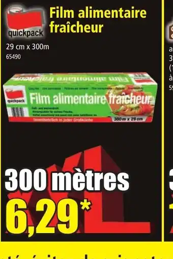 Norma Film alimentaire fraîcheur offre