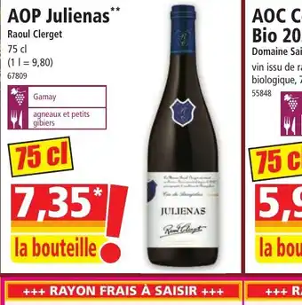 Norma AOP Julienas offre