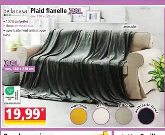Norma Plaid flanelle XXL offre