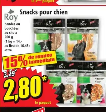 Norma Snacks pour chien offre
