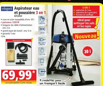 Norma Aspirateur eau et poussiere offre