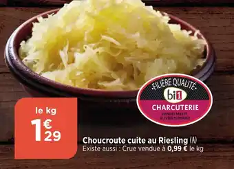 Bi1 Choucroute cuite au Riesling offre