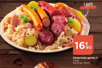 Bi1 Choucroute garnie offre