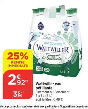 Bi1 Wattwiller eau offre