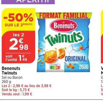 Bi1 Benenuts Twinuts offre