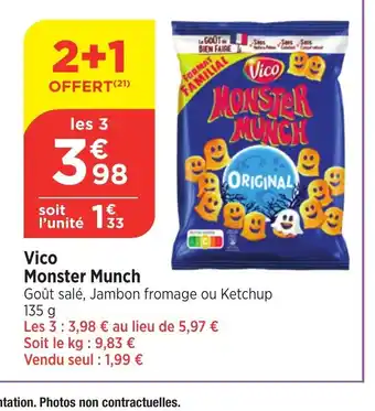 Bi1 Vico Monster Munch offre