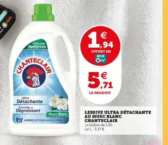 LESSIVE ULTRA DÉTACHANTE AU MUSC BLANC CHANTECLAIR