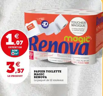 PAPIER TOILETTE MAGIC RENOVA