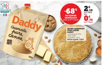 Hyper U SUCRE CASSONADE PURE CANNE DADDY offre