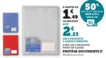 Hyper U PROTÉGE-DOCUMENTS U offre