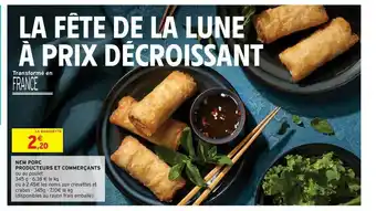 Intermarché Express Nem Porc Producteurs Et Commerçants offre