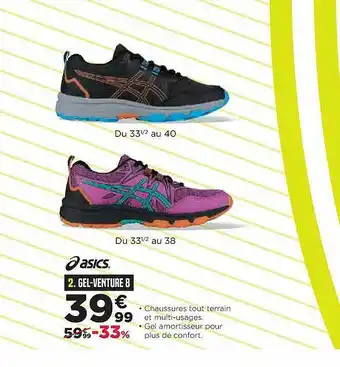 Go Sport Asics Gel-venture 8 offre