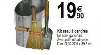 Tridôme Kit Seau à Cendres offre