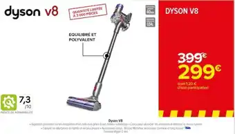 Carrefour Dyson V8 offre