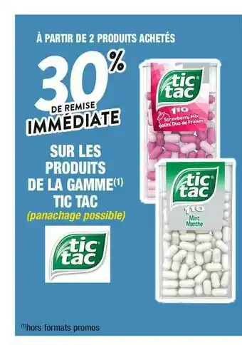 Migros Produits De La Gamme Tic Tic offre