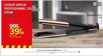 Carrefour Lisseur vapeur Professionel 230 Steam offre