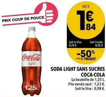 Supeco Soda Light Sans Sucres Coca-cola offre