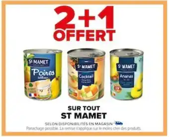 Carrefour SUR TOUT ST MAMET offre