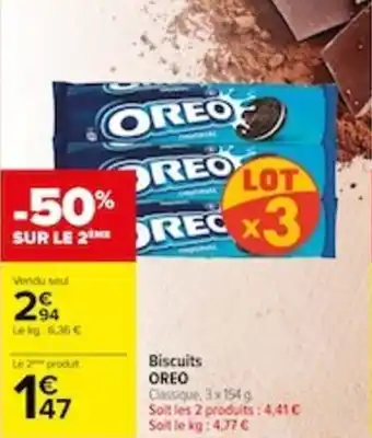 Carrefour Biscuits OREO offre
