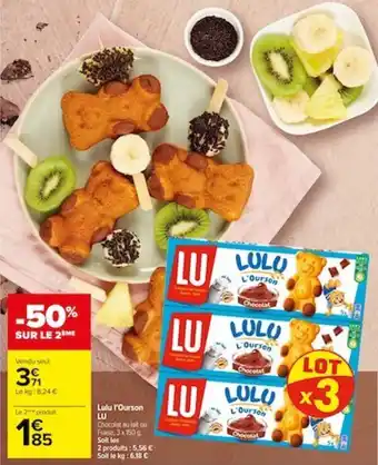 Carrefour Lulu l'Ourson LU offre